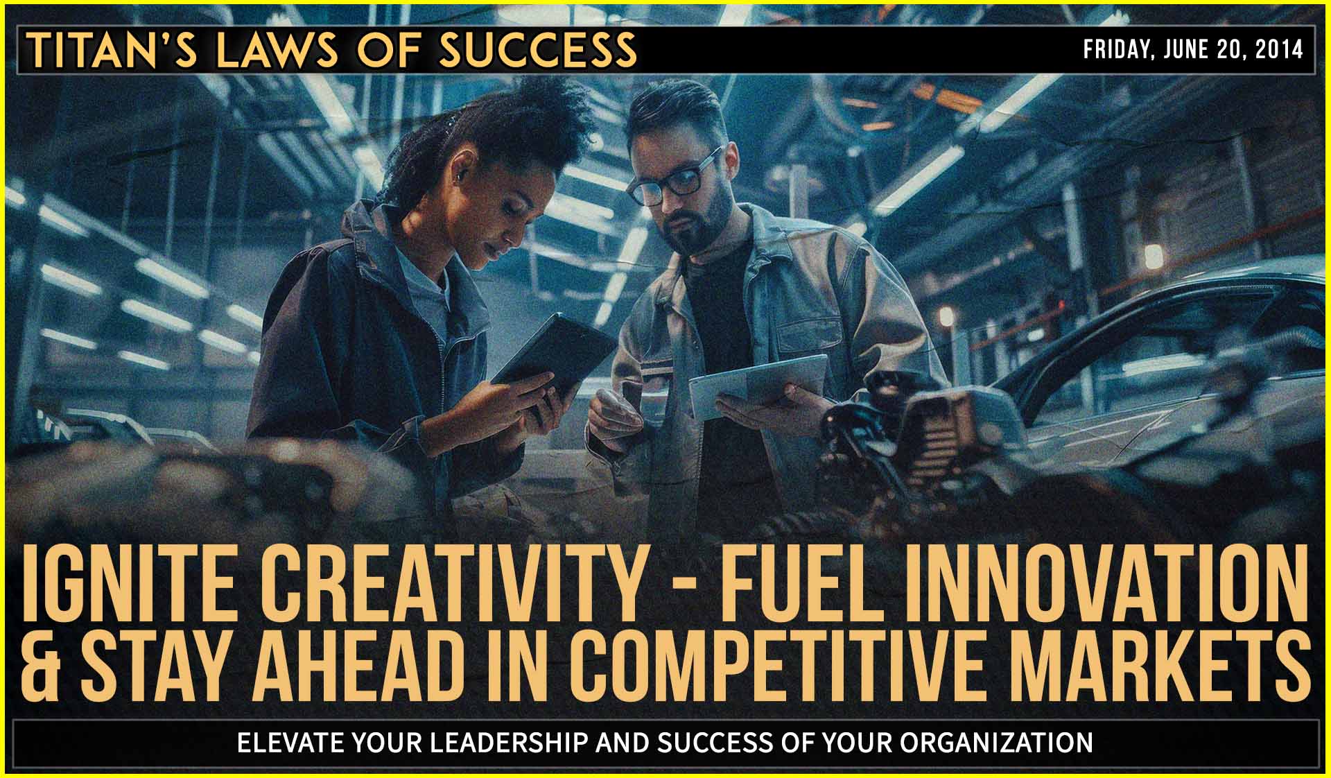 Ignite Creativity - Fuel Innovation and Stay Ahead in Competitive Markets